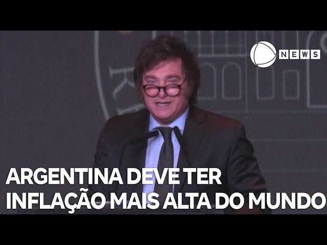 Argentina deve ter inflação mais alta do mundo este ano