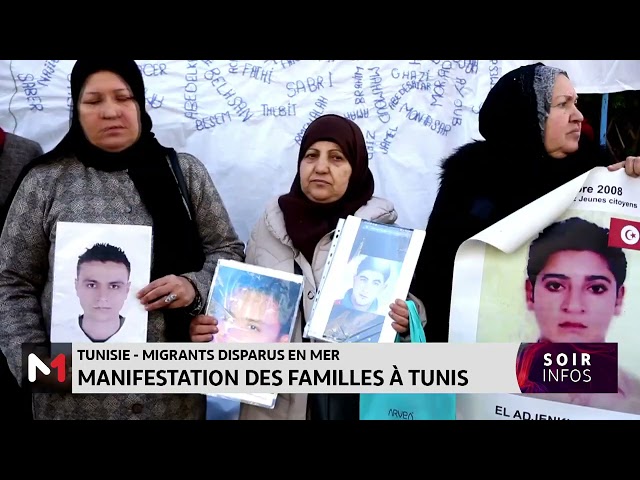 Migrants disparus en mer : manifestation des familles à Tunis