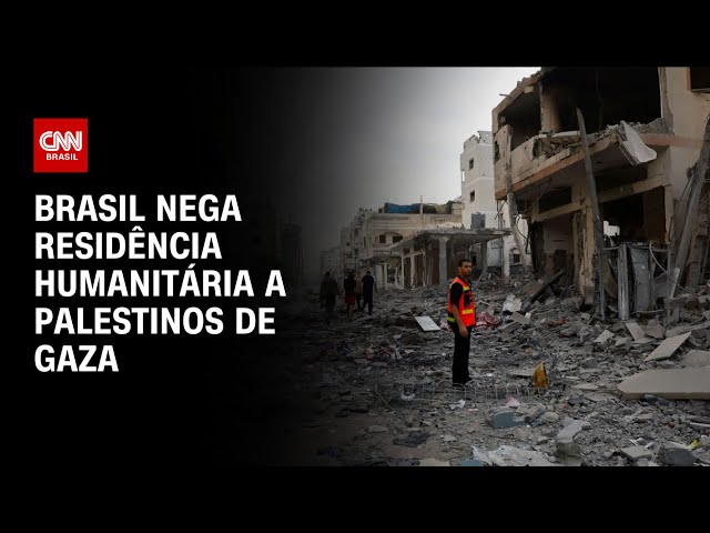 Brasil nega residência humanitária a palestinos de Gaza | CNN 360º