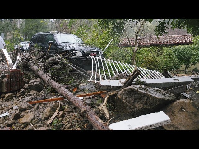 Cleanup begins in California after second massive storm pummels state