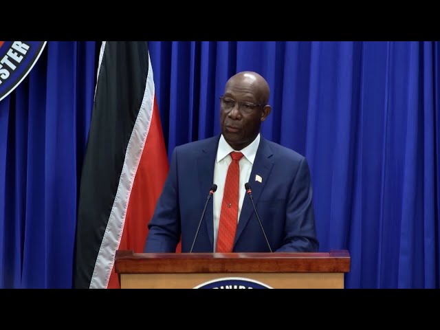 PM Rowley: No Quick Fix For Crime