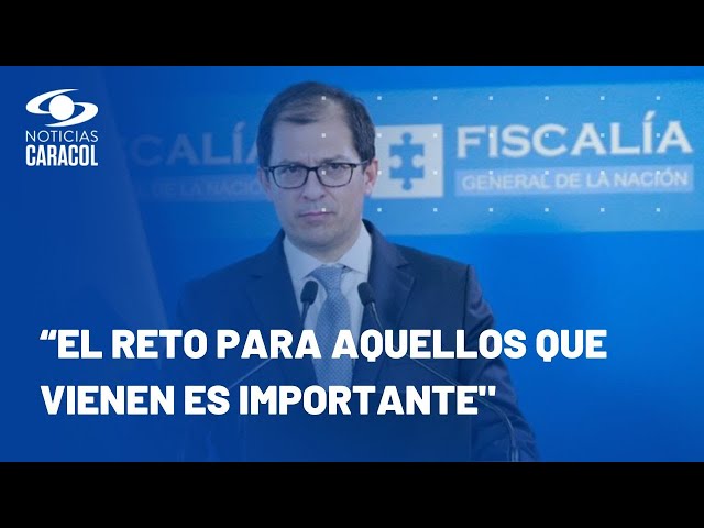 Fiscal Francisco Barbosa asegura que se va de la Fiscalía "gústeles o no que haya dicho”