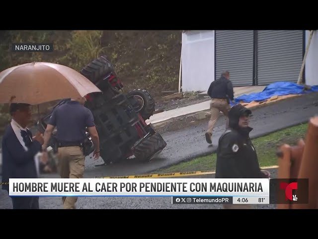 Tragedia en Naranjito: hombre pierde la vida tras caer por pendiente