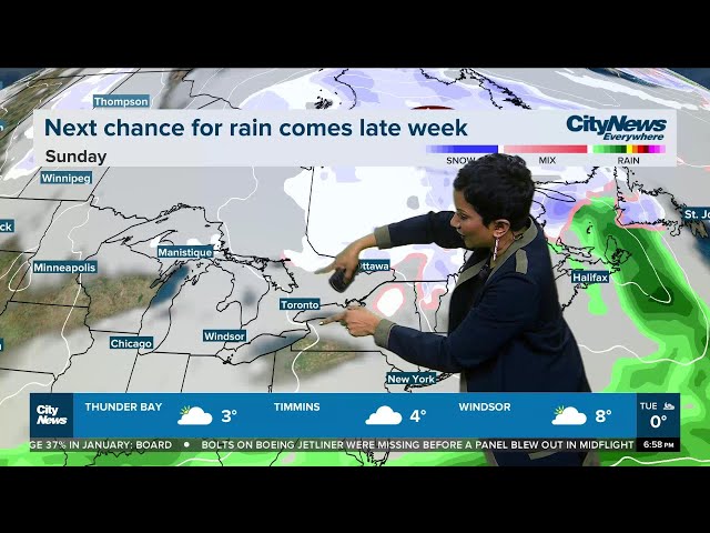 Unseasonal warm temperatures coming for Toronto