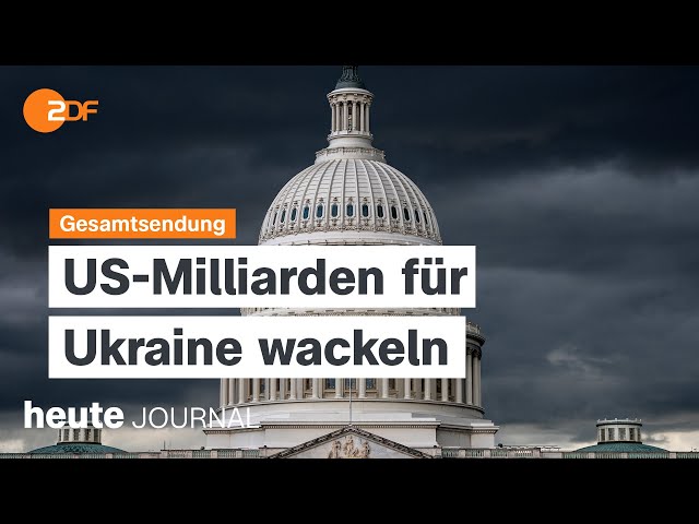 heute journal 06.02.2024 Ukraine-Hilfe wackelt, Türkei ein Jahr nach Erdbeben, Wahl in Aserbaidschan