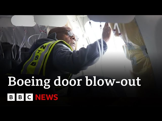 Boeing: Bolts missing from plane door, says blowout report | BBC News