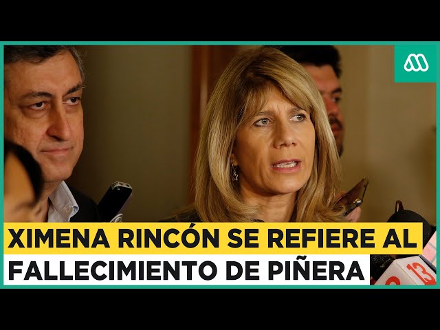 Senadora Ximena Rincón habla sobre el respeto que tenía por el expresidente Piñera