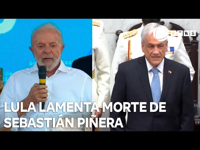 Lula lamenta morte de ex-presidente do Chile Sebastián Piñera: "surpreso e triste"