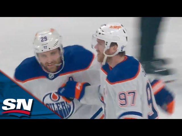 Oilers' McDavid Fires Home The Shorthanded Goal To Open Scoring vs. Golden Knights