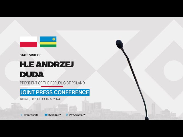 LIVE: State Visit of H.E Andrzej Duda, President of Poland | Joint Press Conference