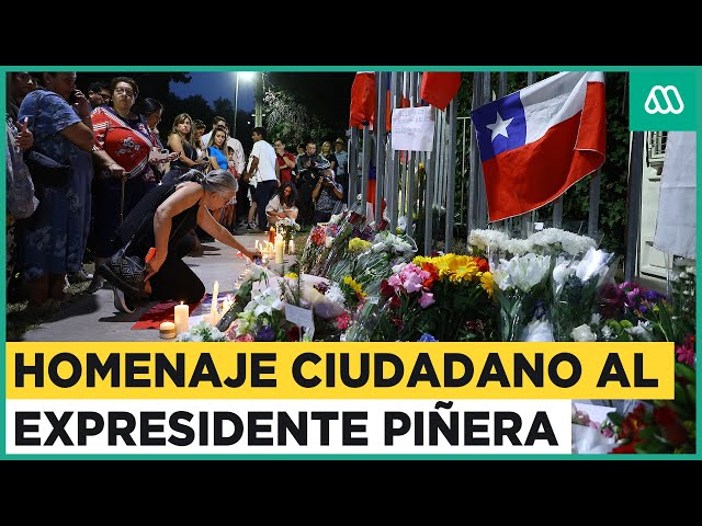 Homenaje ciudadano a Sebastián Piñera: Conmoción por fallecimiento del expresidente