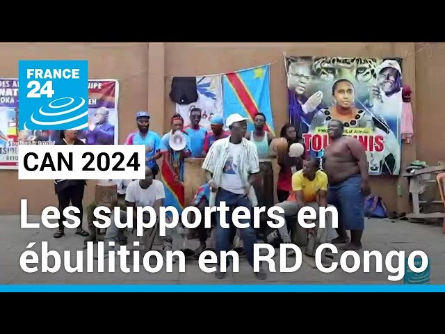 RD Congo : à l'approche de la demi-finale contre la Côte d'Ivoire, les supporters en ébull