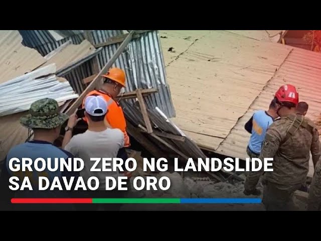 PANOORIN: Ground zero ng landslide sa Davao de Oro