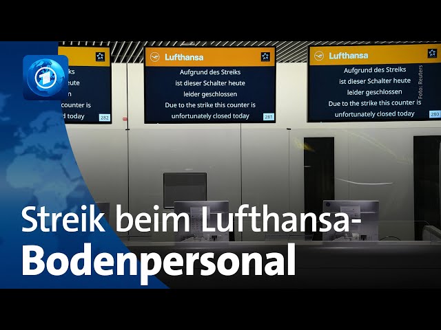 Hunderte Flugausfälle: ver.di-Warnstreik bei Lufthansa