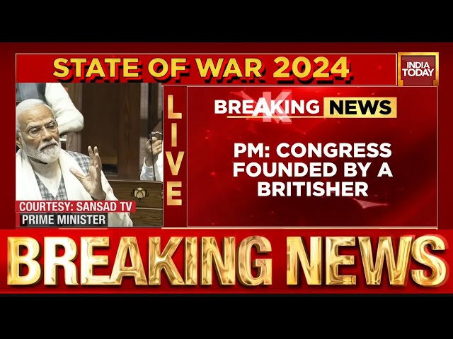 PM Modi LIVE | PM Modi Parliament Speech LIVE | Rajya Sabha LIVE | India Today LIVE