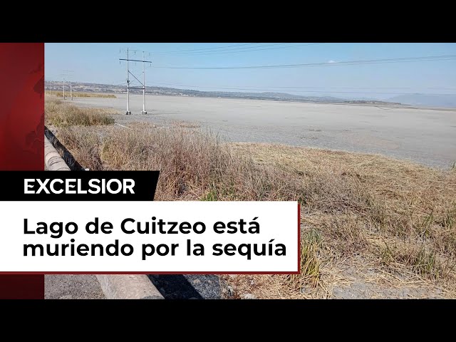 El Lago de Cuitzeo se queda sin agua