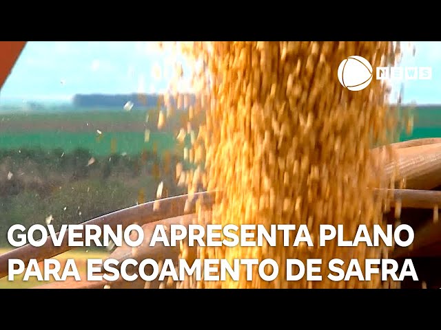 Governo apresenta plano para escoamento da safra de grãos em 2024