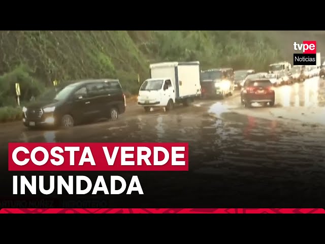 Chorrillos: Costa Verde inundada por rotura de tubería y conductores expresan su malestar