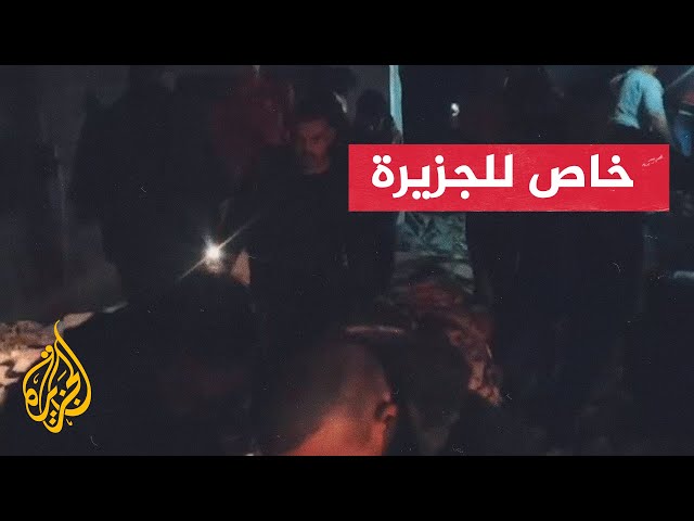 عمليات انتشال شهداء وجرحى سقطوا بقصف منزل غرب رفح