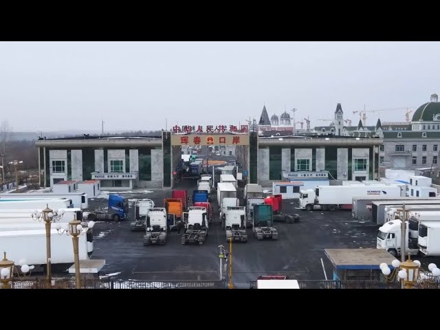 Border trade booming along Tumen River in China's Jilin