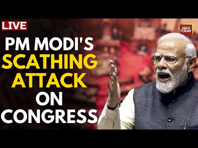 PM Modi Speech LIVE | PM Modi Parliament Speech LIVE | PM Modi Rajya Sabha Speech LIVE | India Today