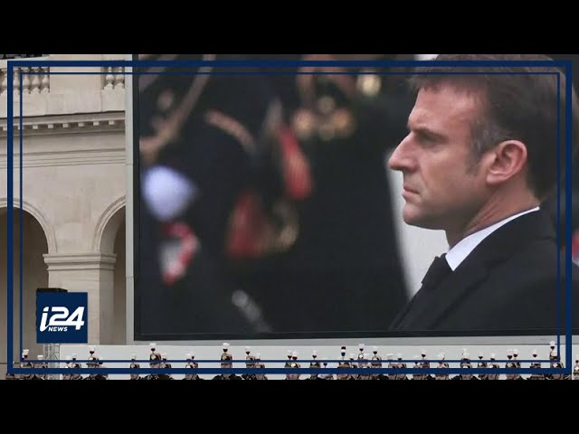 France/Hommage national aux victimes du 7/10 : la Marseillaise résonne dans la cour des Invalides