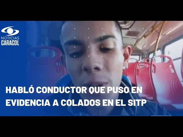 Habla conductor del bus del SITP que encerró a pasajeros que no habrían pagado el pasaje