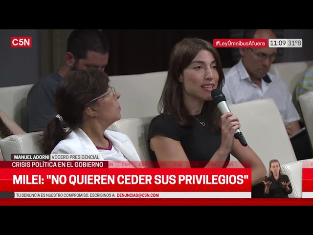 CONFERENCIA de ADORNI: "LOS OBJETIVOS se VAN a CUMPLIR CON o SIN LEY"