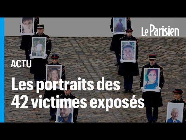 La France rend hommage aux 42 victimes françaises du Hamas