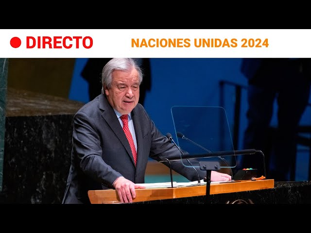 ONU: ANTONIO GUTERRES alerta que "NUESTRO MUNDO está ENTRANDO en la ERA del CAOS" | RTVE N