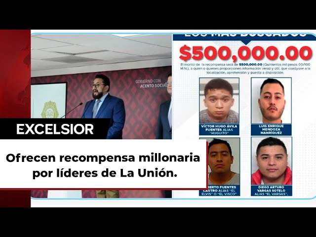 Van por 'El Huguito', 'El Elvis', y otros de La Unión, ofrecen recompensa millon