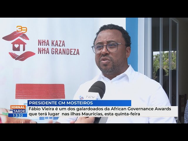 Fábio Vieira receberá African Governance Award nas Ilhas Maurícias, quinta-feira