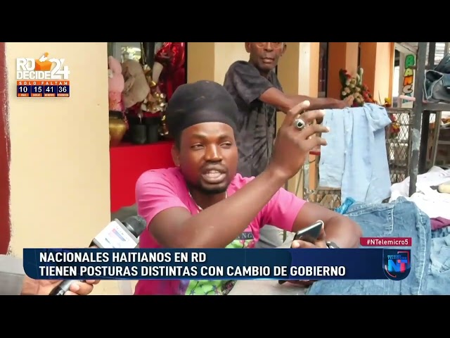 Haitianos residentes en RD con distintas posturas con cambio de mandato en su país