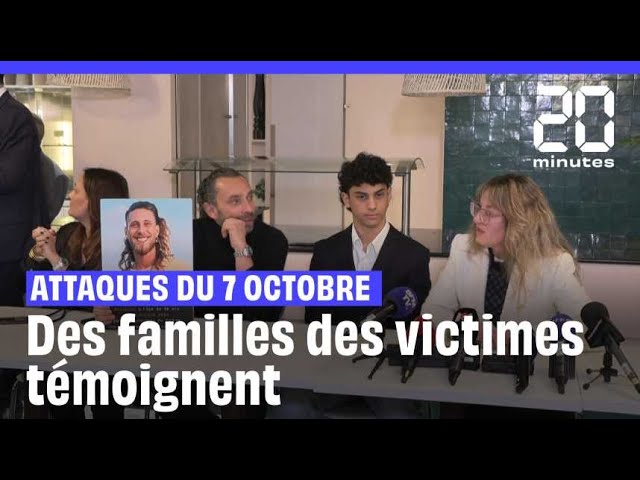 7 octobre: Des familles de victimes témoignent après la cérémonie nationale d'hommage