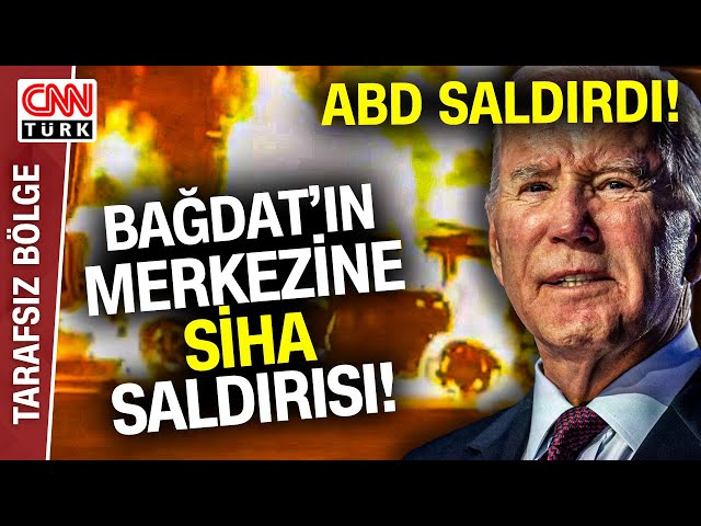 ABD'den Bağdat Şehir Merkezine SİHA Saldırısı! Haşdi Sabi Üyelerinin De Olduğu 3 Kişi Öldü