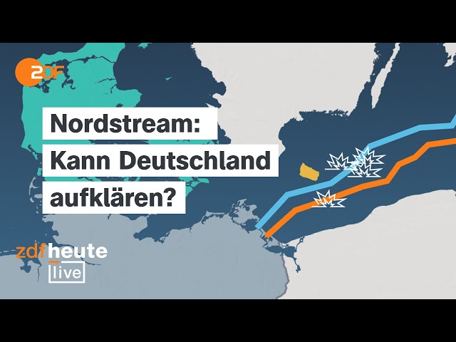 Nordstream-Pipelines - Kann Deutschland den Fall lösen? | Die Analyse bei ZDFheute live