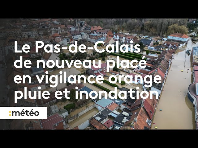 Le Pas-de-Calais de nouveau placé en vigilance orange pluie et inondation