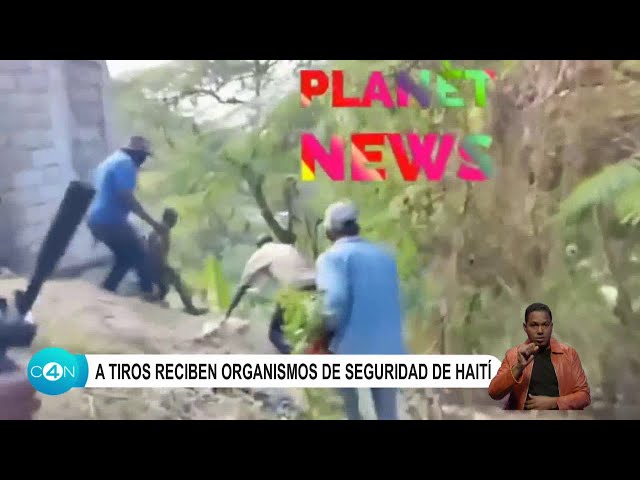 ⁣A tiros reciben organismos de seguridad de Haití