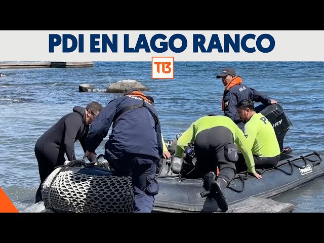 En detalle: Los trabajos de la PDI en el Lago Ranco por la muerte de Sebastián Piñera