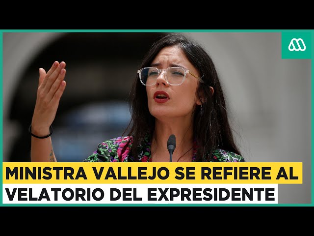 Ministra Camila Vallejo se refiere al velatorio del expresidente Sebastián Piñera