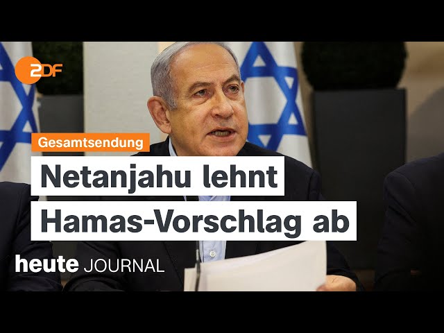 heute journal 07.02.2024 Israel lehnt Feuerpause ab, Reform zu Kindesmissbrauchs-Bildern