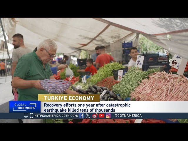 Global Business: Turkiye's Economy Struggles to Recover Year After Deadly Quake