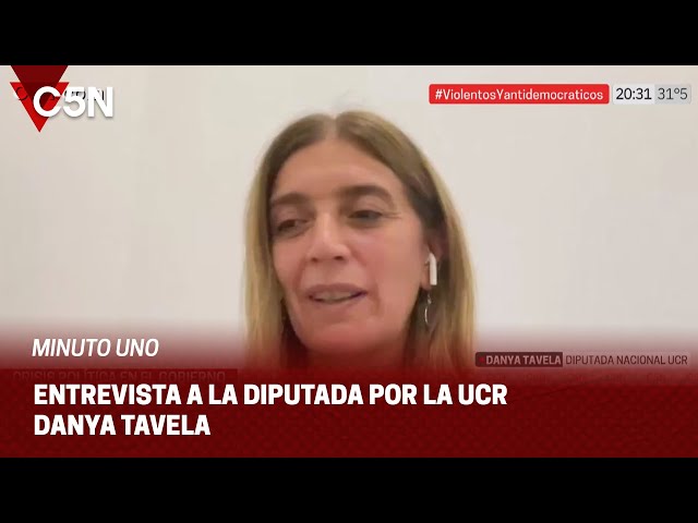 DANYA TAVELA, diputada por la UCR: ¨No se puede GOBERNAR por REDES SOCIALES¨