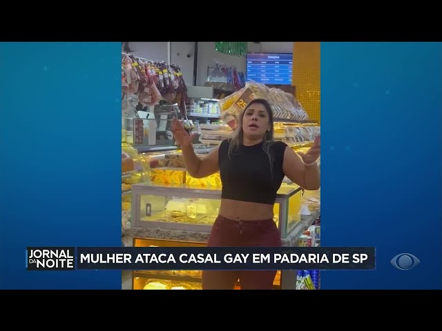 Mulher ataca casal gay em padaria de SP