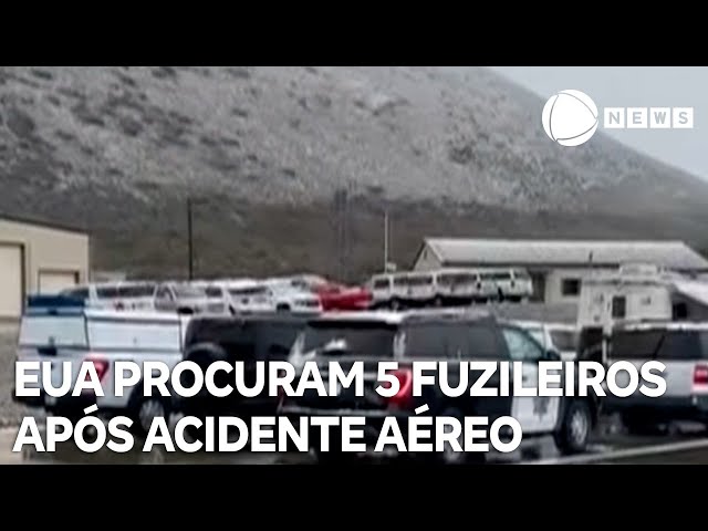 Helicóptero militar americano é encontrado na Califórnia após horas desaparecido