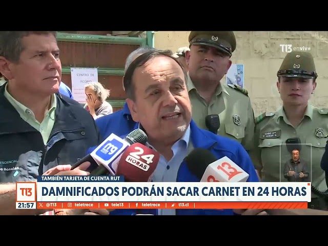 Damnificados podrán sacar carnet en 24 horas