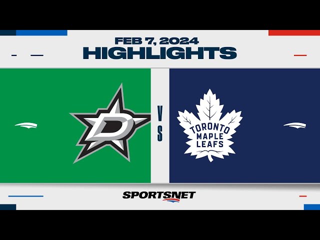 NHL Highlights | Maple Leafs vs. Stars - February 7, 2024