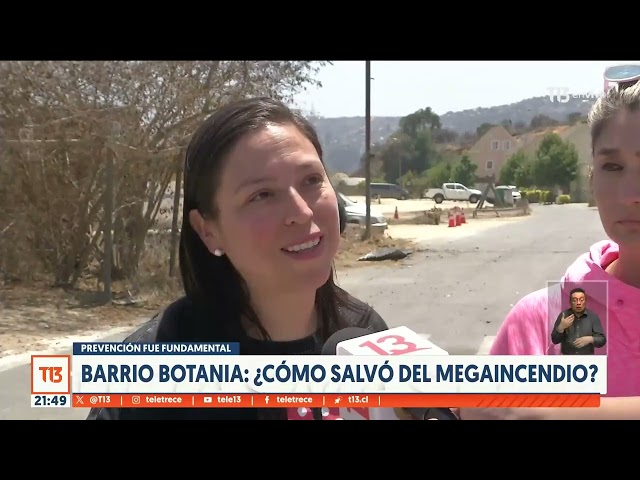 Barrio Botania: ¿Cómo se salvó del megaincendio?