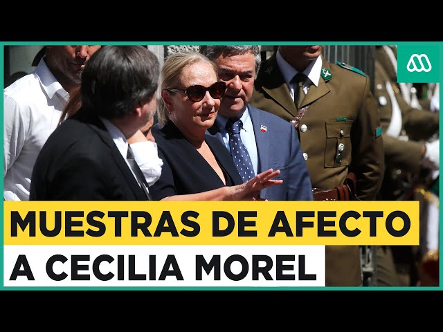 Muestras de afecto a Cecilia Morel: Exprimera Dama enfrenta el fallecimiento de Sebastián Piñera