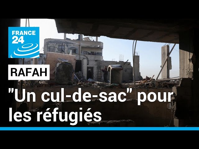 Gaza : "Rafah est un cul-de -sac pour les réfugiés palestiniens" • FRANCE 24